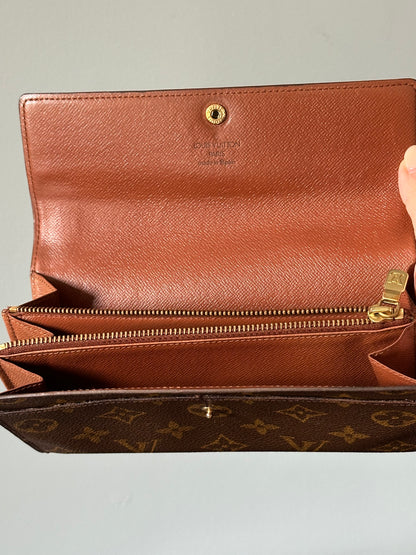Louis Vuitton Monogram Snap Long Wallet