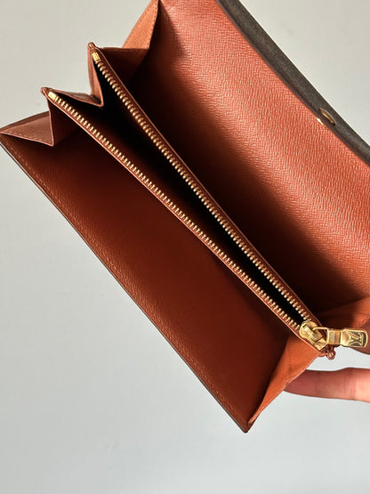 Louis Vuitton Monogram Snap Long Wallet
