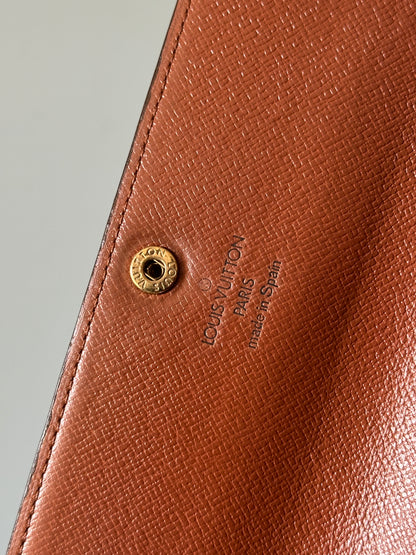 Louis Vuitton Monogram Snap Long Wallet