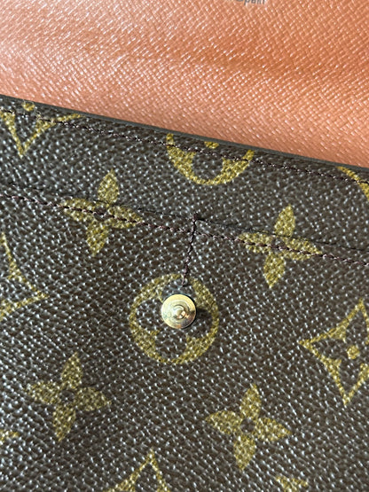 Louis Vuitton Monogram Snap Long Wallet