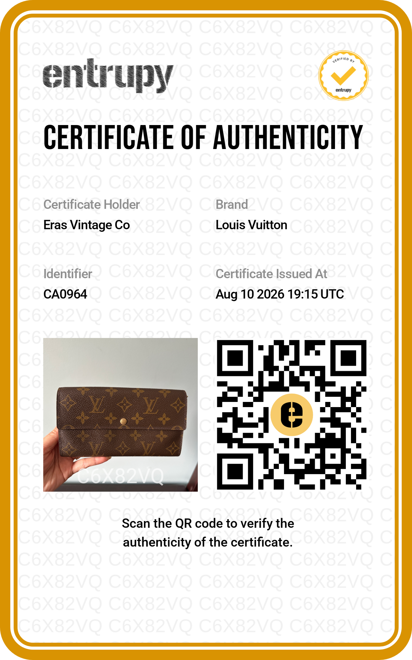 Louis Vuitton Monogram Snap Long Wallet