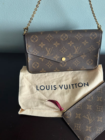 Louis Vuitton Monogram Félicie Pochette w/ one insert