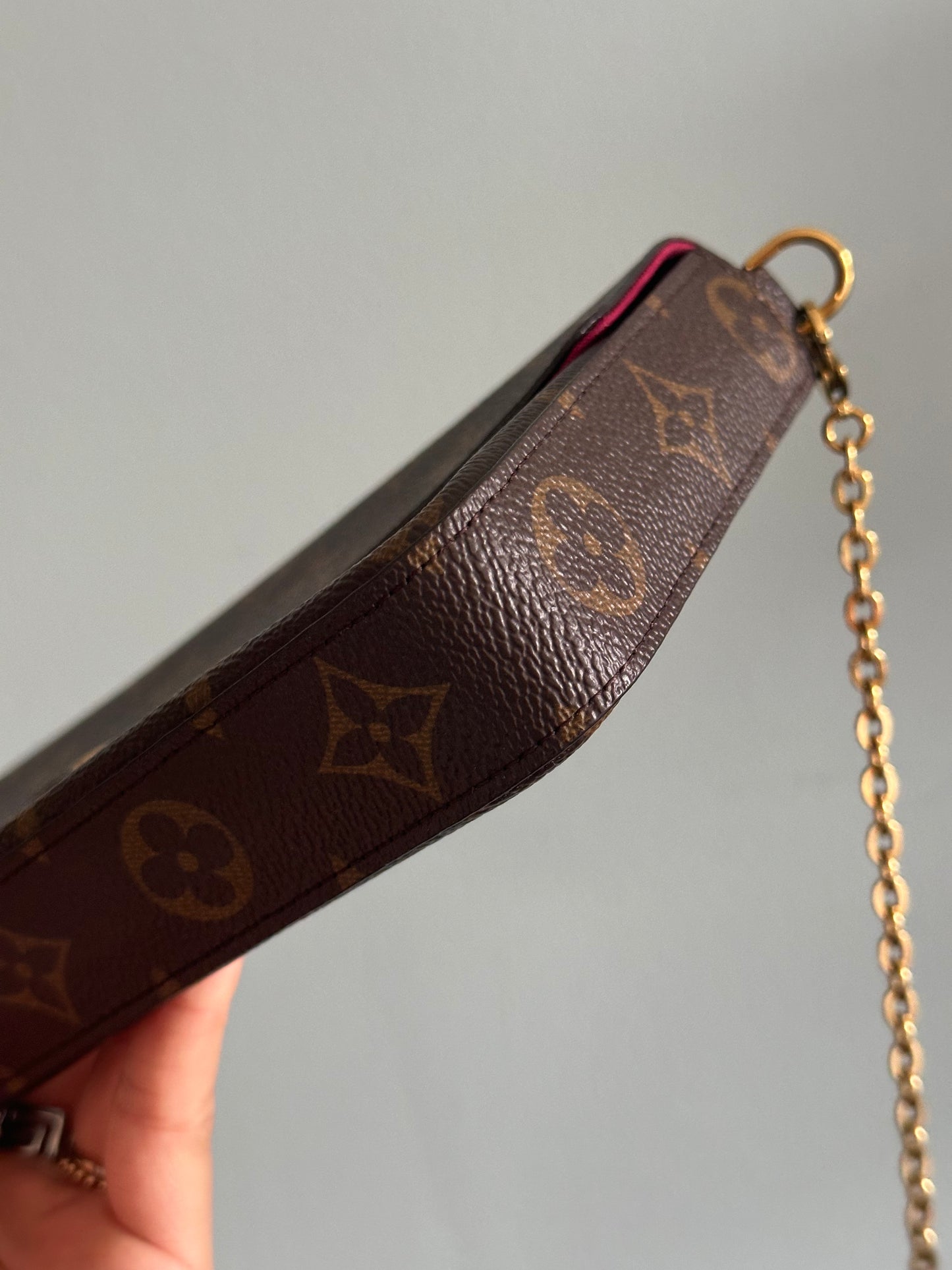 Louis Vuitton Monogram Félicie Pochette w/ one insert