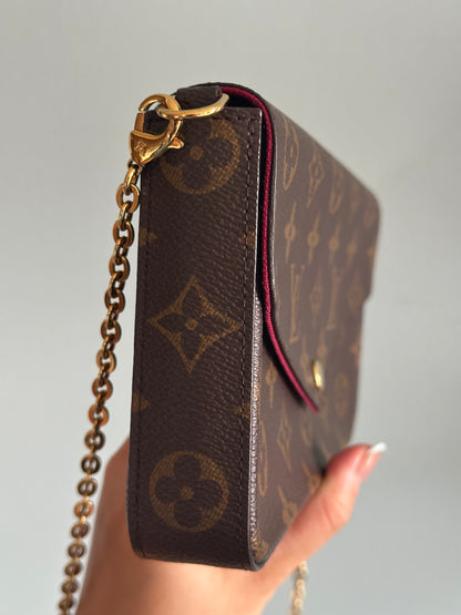 Louis Vuitton Monogram Félicie Pochette w/ one insert
