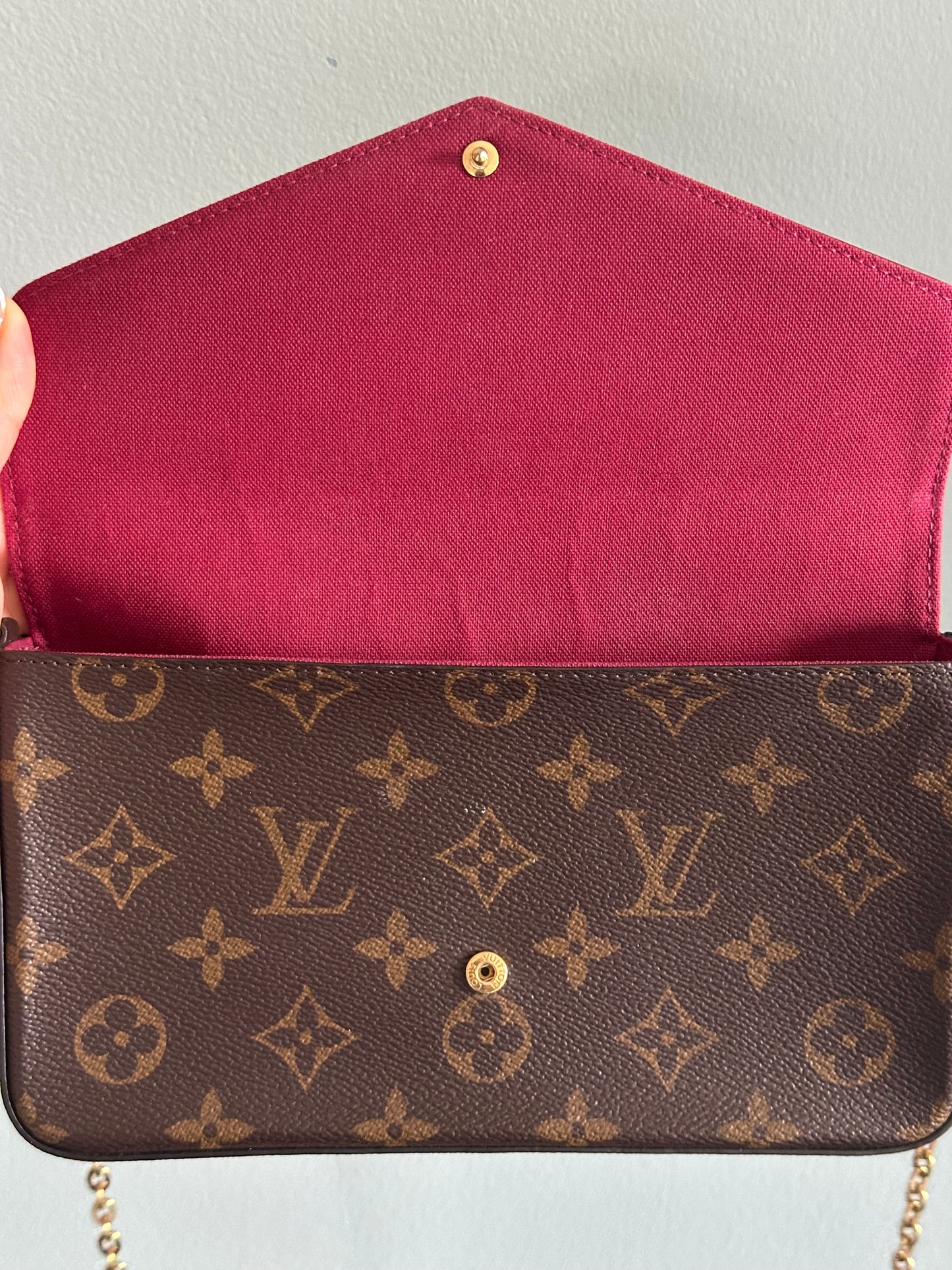Louis Vuitton Monogram Félicie Pochette w/ one insert