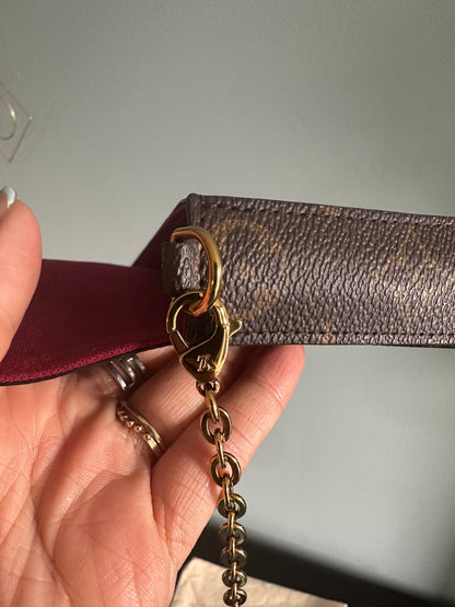 Louis Vuitton Monogram Félicie Pochette w/ one insert