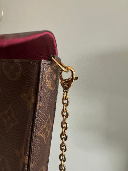 Louis Vuitton Monogram Félicie Pochette w/ one insert
