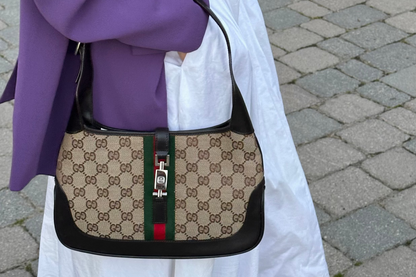 Gucci Jackie 1961 GG Canvas Shoulder Bag