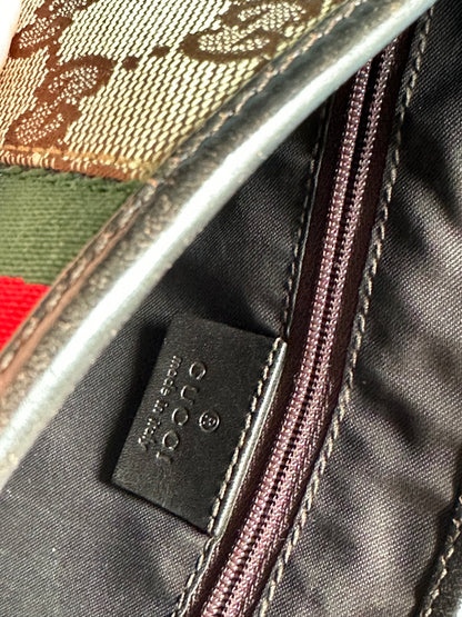 Gucci Jackie 1961 GG Canvas Shoulder Bag