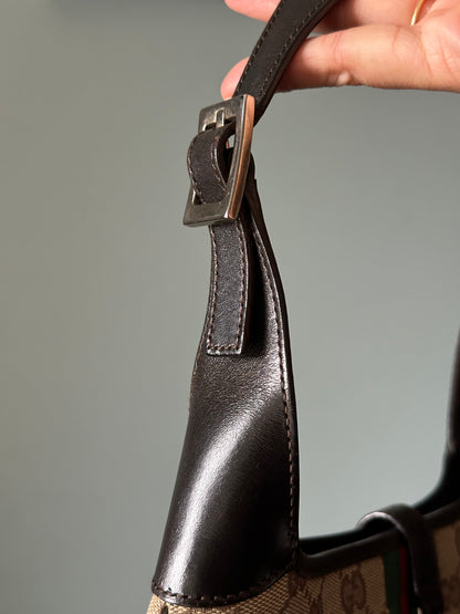 Gucci Jackie 1961 GG Canvas Shoulder Bag