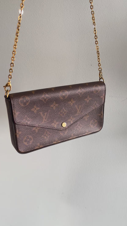 Louis Vuitton Monogram Félicie Pochette w/ one insert