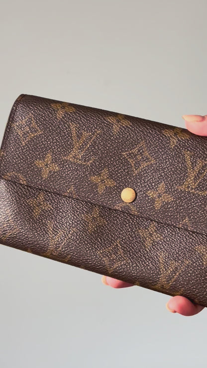 Louis Vuitton Monogram Snap Long Wallet